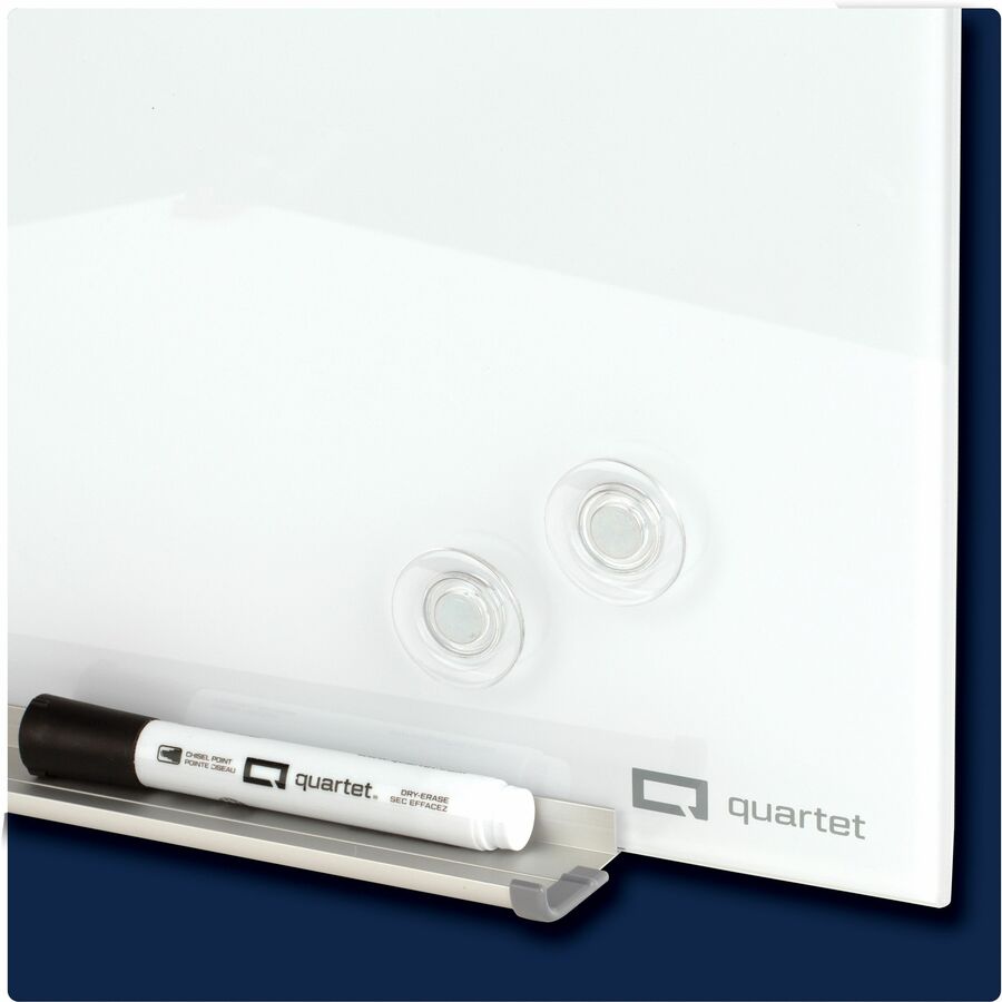Quartet InvisaMount Magnetic Glass Board - Bottom