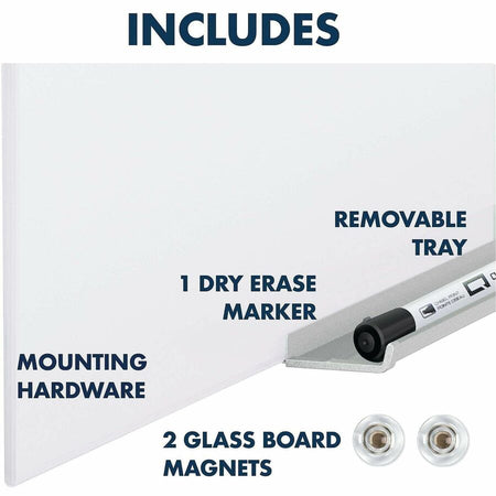 Quartet InvisaMount Magnetic Glass Dry-Erase Board - Alternate-Image9
