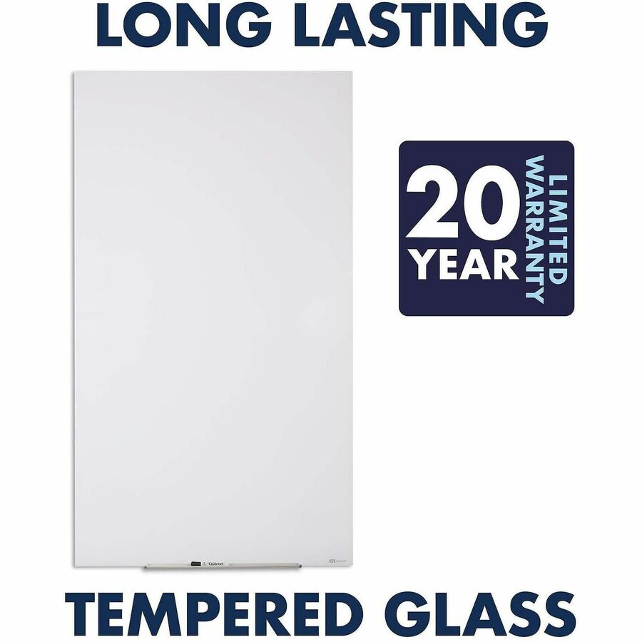 Quartet InvisaMount Vertical Glass Dry-Erase Board - 28x50 - Alternate-Image3