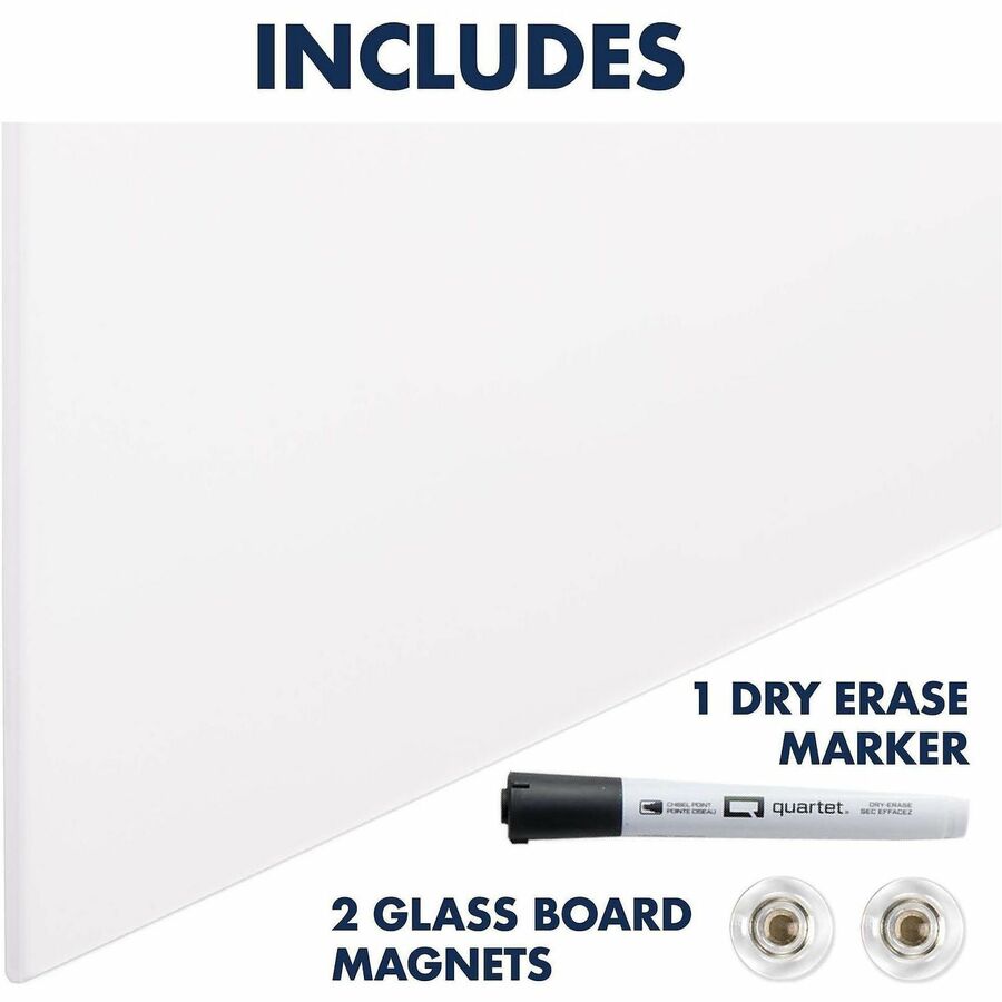 Quartet InvisaMount Vertical Glass Dry-Erase Board - 42x72 - Alternate-Image8