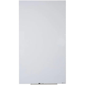 Quartet InvisaMount Vertical Glass Dry-Erase Board - Sleek 28x50 Magnetic White - Dry Erase Boards
