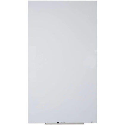 Quartet InvisaMount Vertical Glass Dry-Erase Board - Sleek 28x50 Magnetic White - Dry Erase Boards