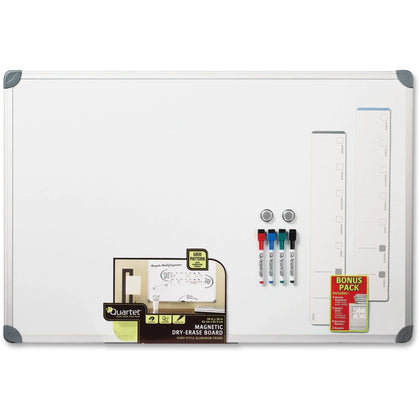 Quartet Magnetic Dry-Erase Board - 36x24’’ - Aluminum Frame - Planning Boards