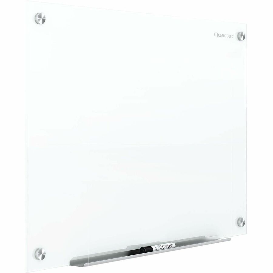 Quartet Magnetic Glass Dry-Erase Board - Right
