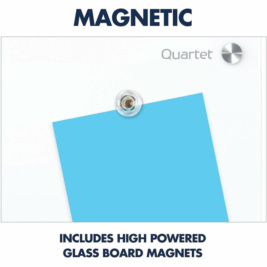 Quartet Magnetic Glass Dry-Erase Board - Alternate-Image4