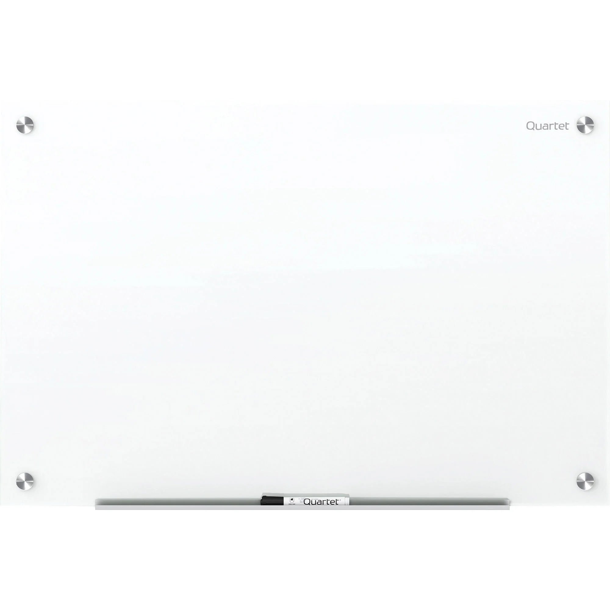 Quartet Magnetic Glass Dry-Erase Board - 96x48’’ Brilliance White - Surface - Dry Erase Boards