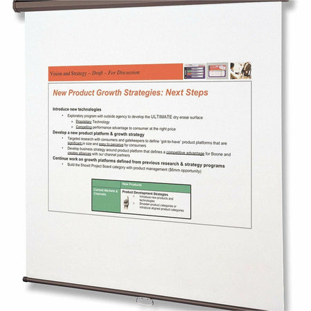 Quartet Manual Projection Screen - 2000