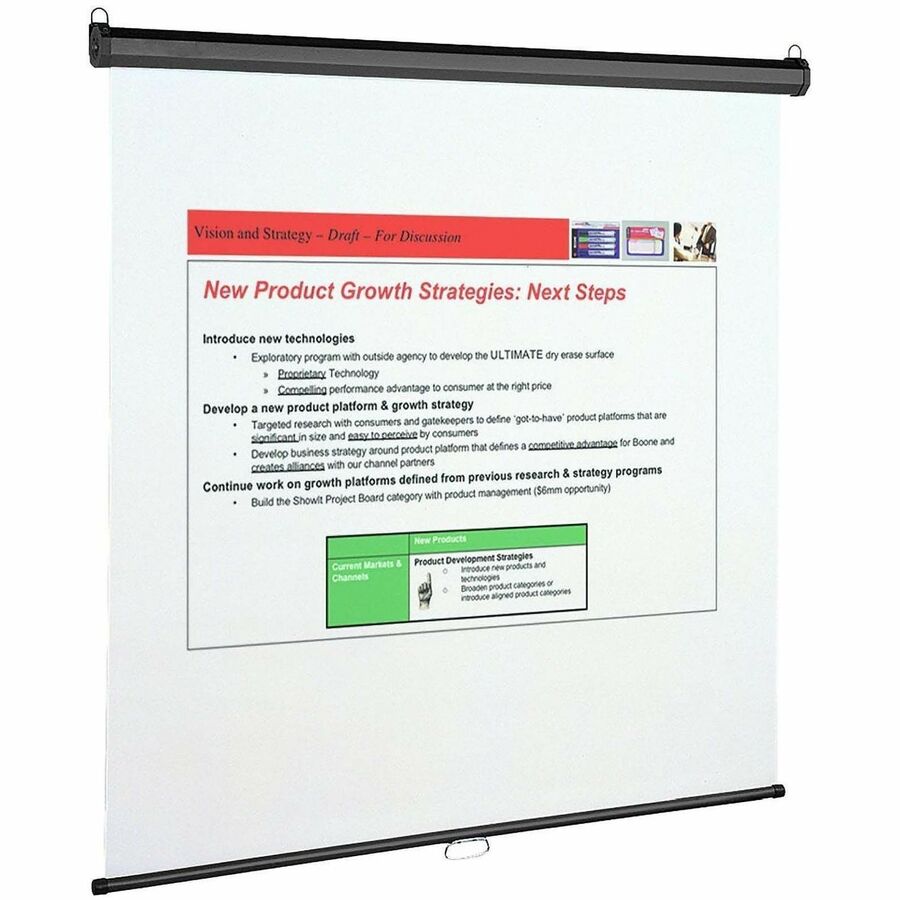 Quartet Manual Projection Screen - Right