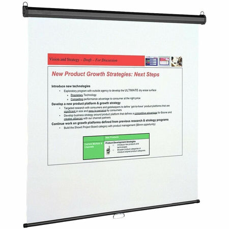 Quartet Manual Projection Screen - Right