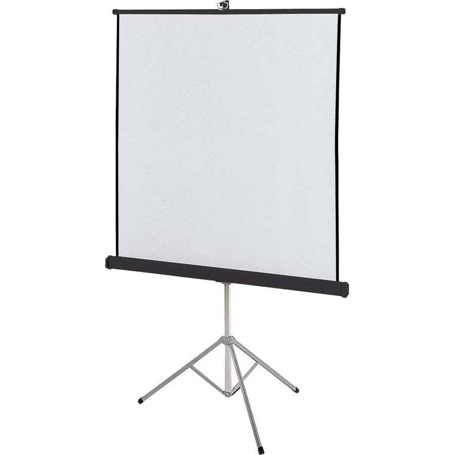 Quartet Manual Projection Screen: Matte White 70’’x70’’ - Surface Mount - Projectors & Accessories