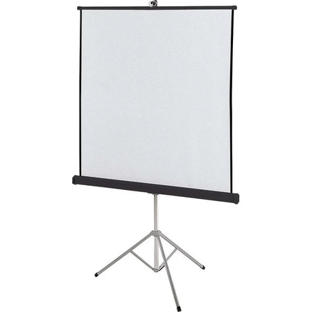 Quartet Manual Projection Screen: Matte White 70’’x70’’ - Surface Mount - Projectors & Accessories