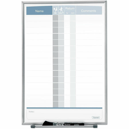 Quartet Matrix 15-employee In/Out Board - 2000