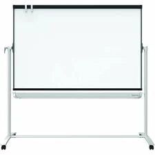 Quartet Prestige 2 Mobile Presentation Easel - 72’’ (6 ft) Width x 48’’ (4 Height - White Painted Steel Surface