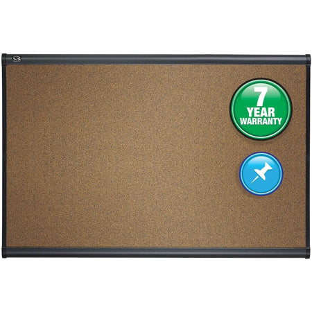 Quartet Prestige Bulletin Board: 24x36 Brown Cork Surface Self-healing Durable - Boards