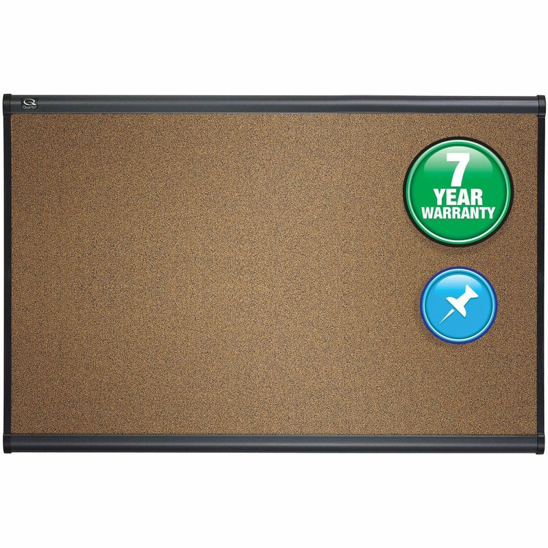 Quartet Prestige Bulletin Board: 36x48 Brown Cork Surface - Boards