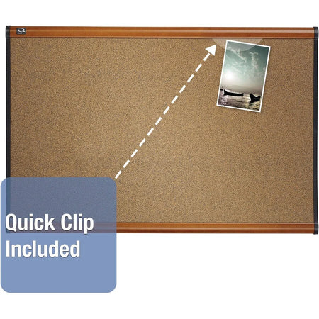 Quartet Prestige Bulletin Board: 36x48 Brown Cork Surface Self-healing Durable - Boards