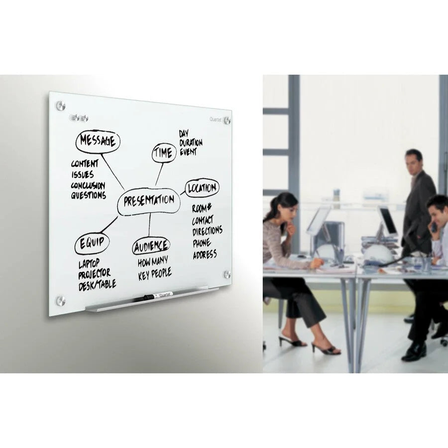 Quartet Prestige Bulletin Board: 48’’x72’’ Brown Cork Surface - Boards