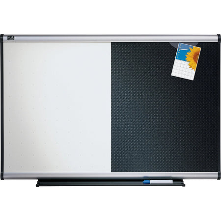 Quartet Prestige Combo Board: 36’’x24’’ Black Foam Surface - Boards