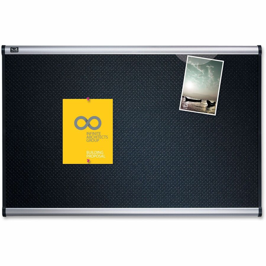Quartet Prestige Embossed Bulletin Board - Alternate-Image1