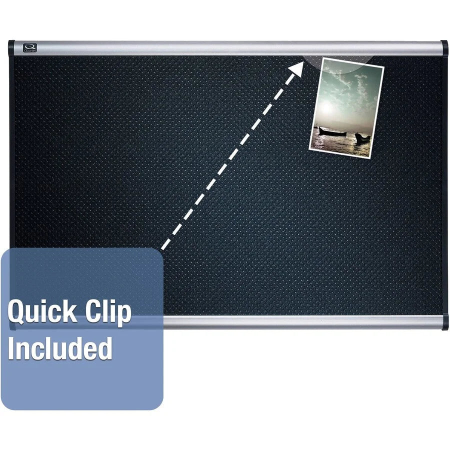 Quartet Prestige Foam Bulletin Board - 36’’x48’’ - Black Surface - Boards