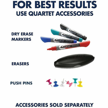 Quartet Standard Combination Whiteboard/Cork Bulletin Board - Alternate-Image6