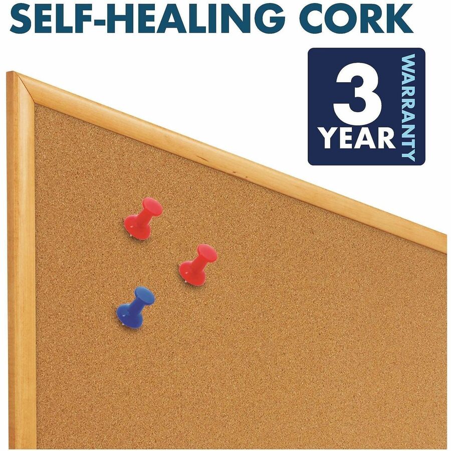 Quartet Standard Combination Whiteboard/Cork Bulletin Board - Alternate-Image3