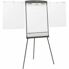 Quartet Standard Nano-Clean Magnetic Presentation Easel - 27’’ (2.2 ft) Width x 35’’ (2.9 Height - White Painted Steel