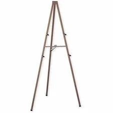 Quartet Steel Tripod Display Easel - 72’’ Height x 1’’ Width 4’’ Depth - Floor - Bronze - Easels