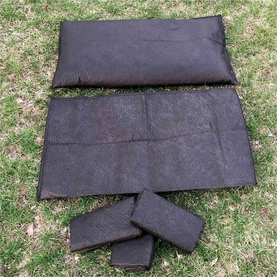 Quick Dam Flood Bags - 12’’x24’’ - Black - 20/Carton - Spill Control & Absorbents