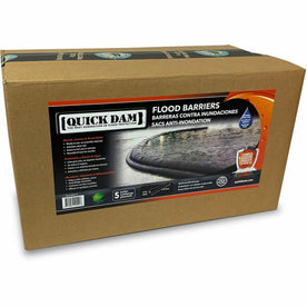 Quick Dam Flood Barriers - 3.5’’ Height - Black - 5 / Carton - Spill Control & Absorbents