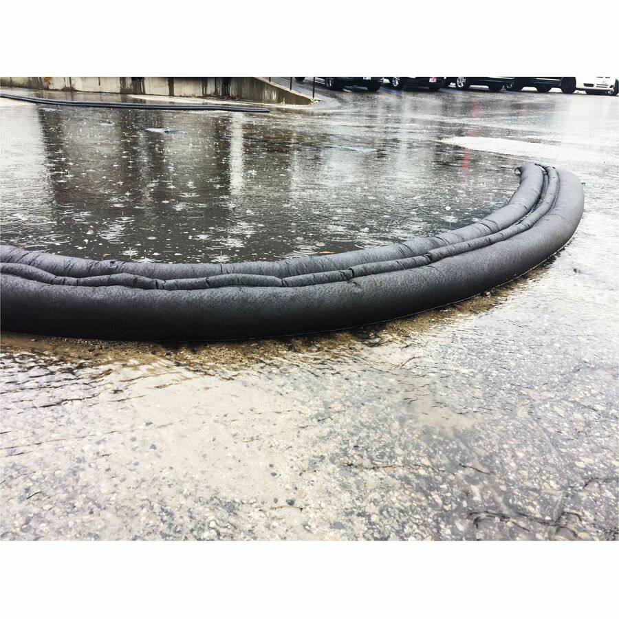 Quick Dam Flood Barriers - 3.5’’ Height - Black - 5 / Carton - Spill Control & Absorbents