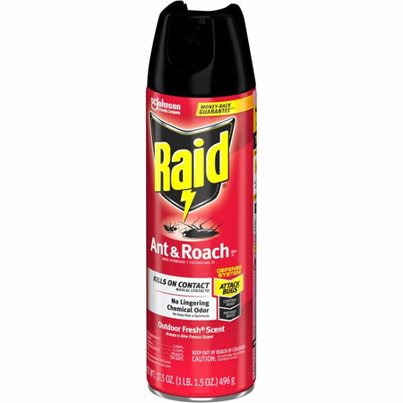 Raid Ant & Roach Killer Spray - Left