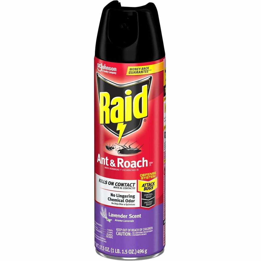 Raid Ant & Roach Killer Spray - Left