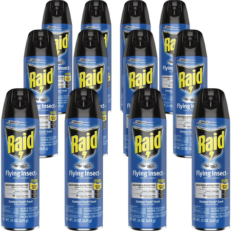 Raid Flying Insect Spray: Kills Mosquitoes Flies & More - 15 fl oz - Pesticides