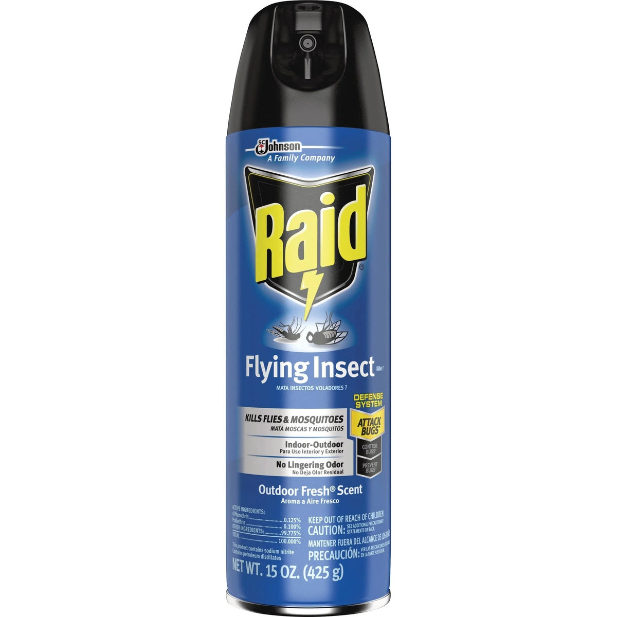 Raid Flying Insect Spray: Kills Mosquitoes Flies & More - 15 fl oz - Pesticides