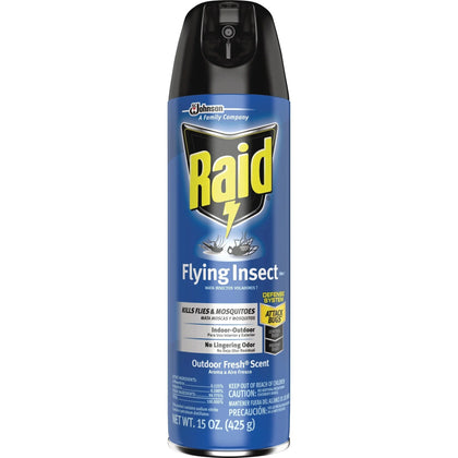 Raid Flying Insect Spray: Kills Mosquitoes Flies & More - 15 fl oz - Pesticides
