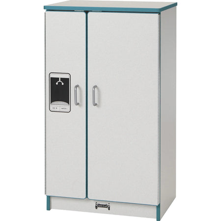 Rainbow Accents Culinary Creations Kitchen Refrigerator - Teal - Pretend Play