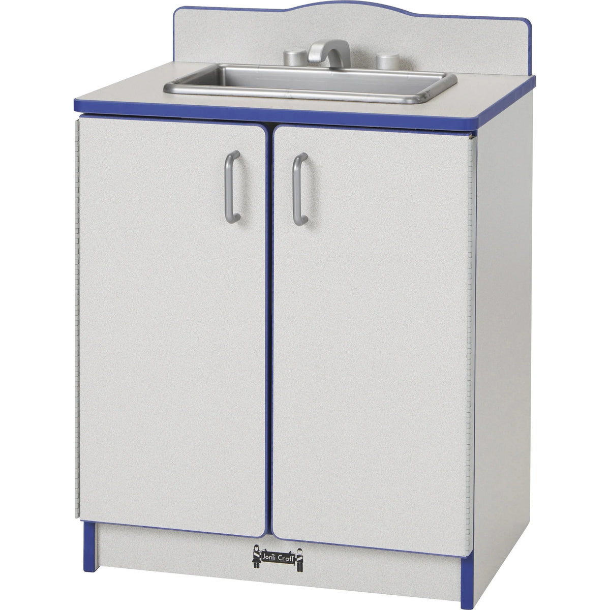 Rainbow Accents Culinary Creations Kitchen Sink - Blue Wood - Pretend Play