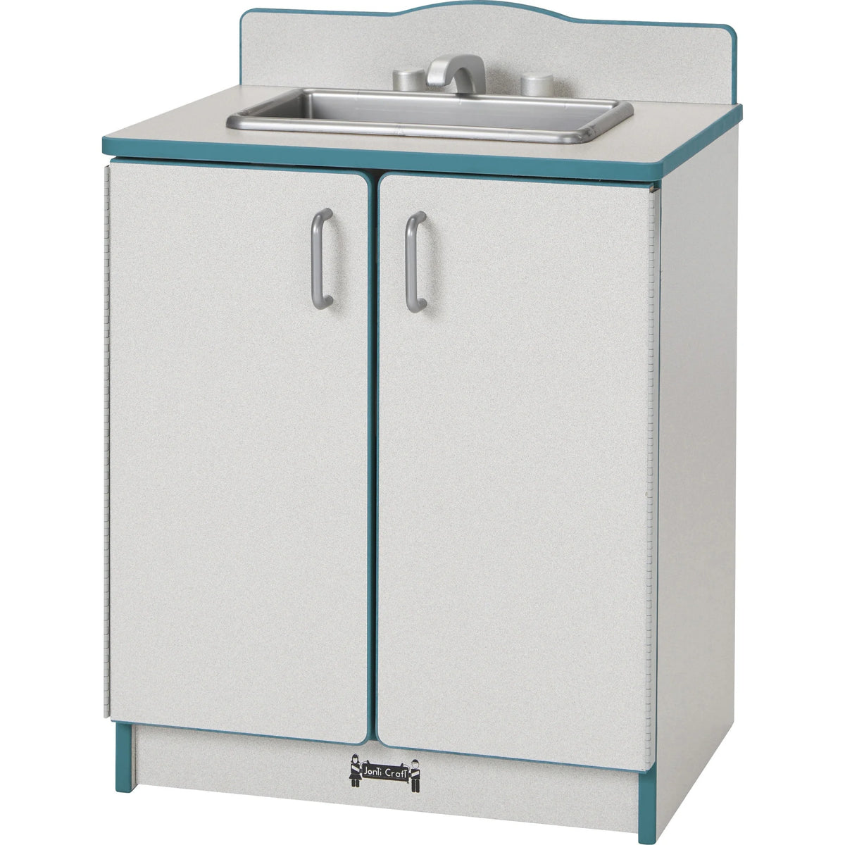 Rainbow Accents Culinary Creations Kitchen Sink - Teal Wood - Pretend Play