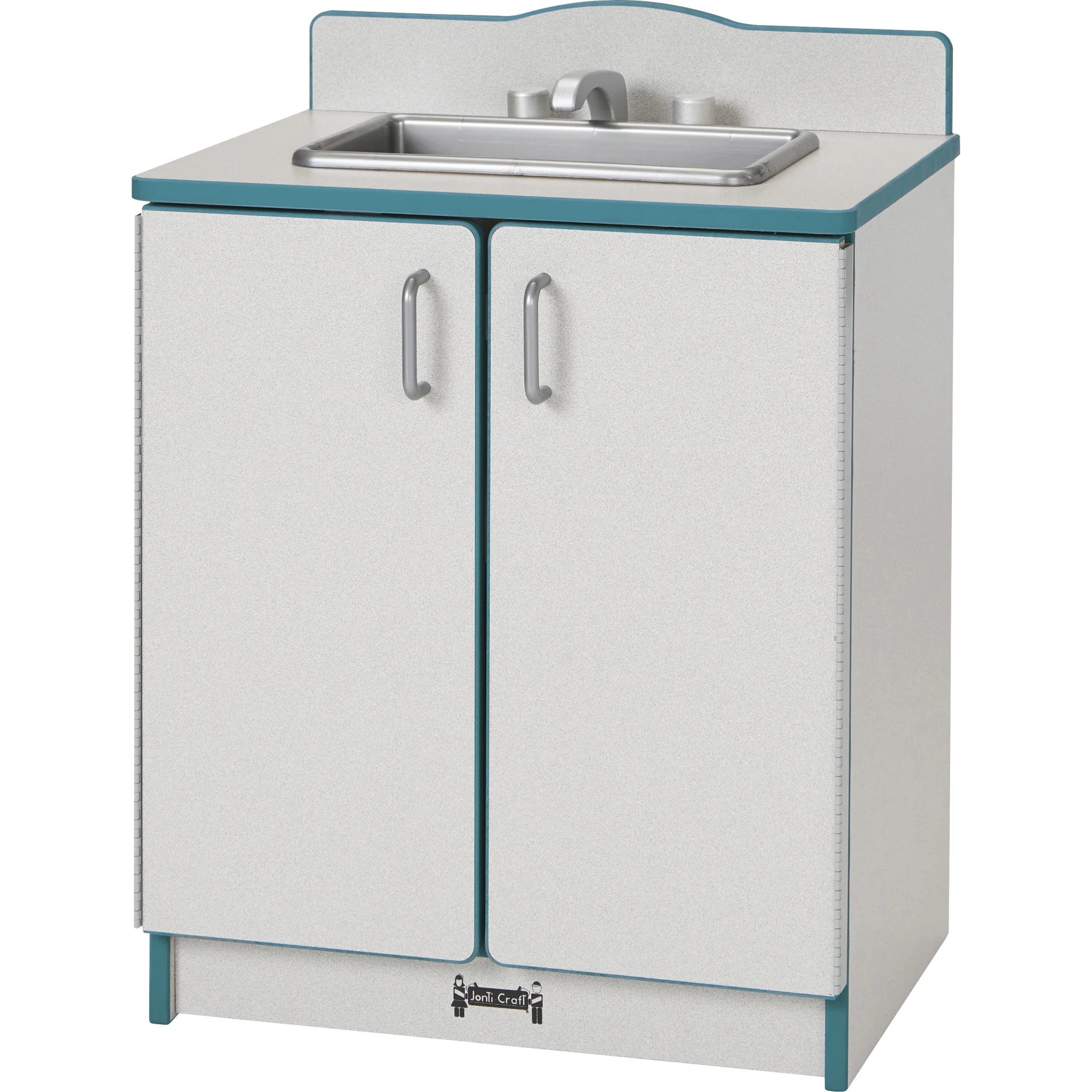 Rainbow Accents Culinary Creations Kitchen Sink - Teal Wood - Pretend Play
