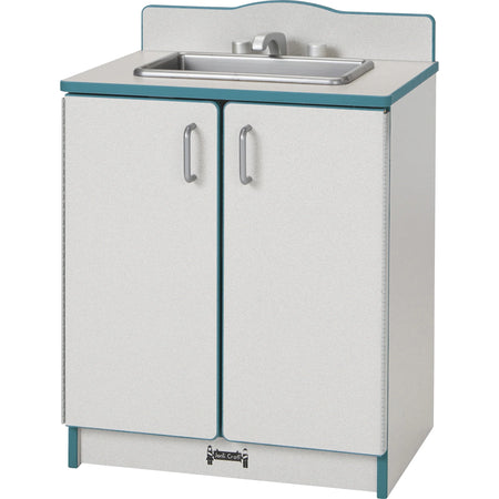 Rainbow Accents Culinary Creations Kitchen Sink - Teal Wood - Pretend Play