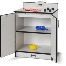Rainbow Accents Culinary Creations Kitchen Stove - Black Wood - Pretend Play