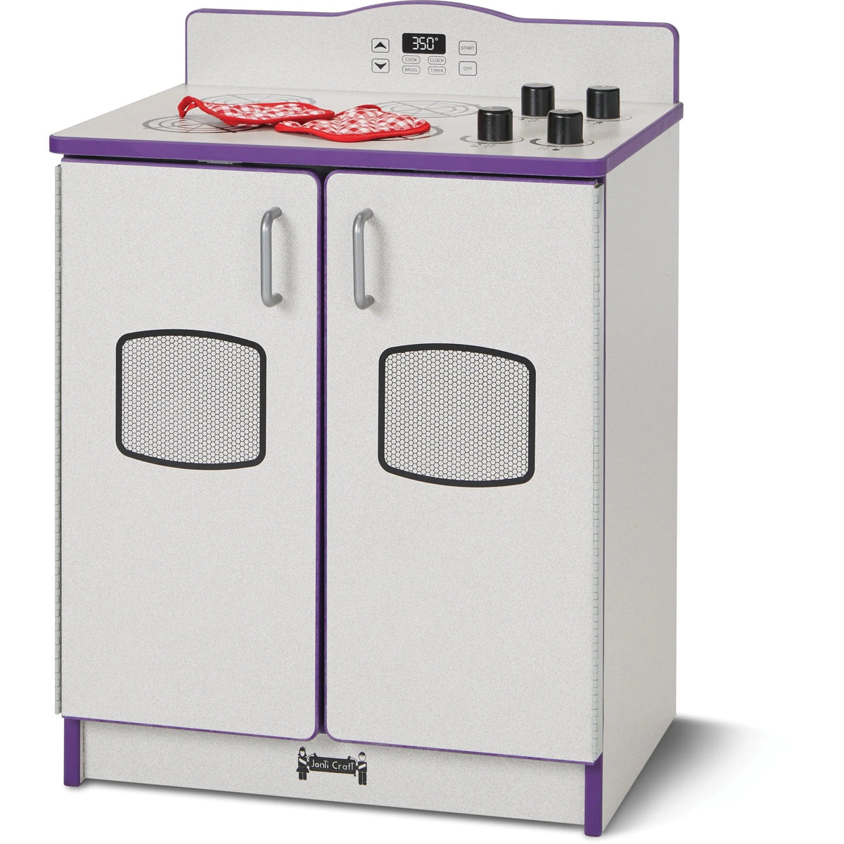Rainbow Accents Culinary Creations Kitchen Stove - Purple Wood - Pretend Play