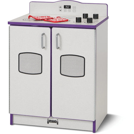 Rainbow Accents Culinary Creations Kitchen Stove - Purple Wood - Pretend Play