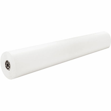 Rainbow Duo-Finish Kraft Paper: Classroom Project Roll - 36’’ x 1000 ft - White/Kraft - Art Paper Rolls/Tissue