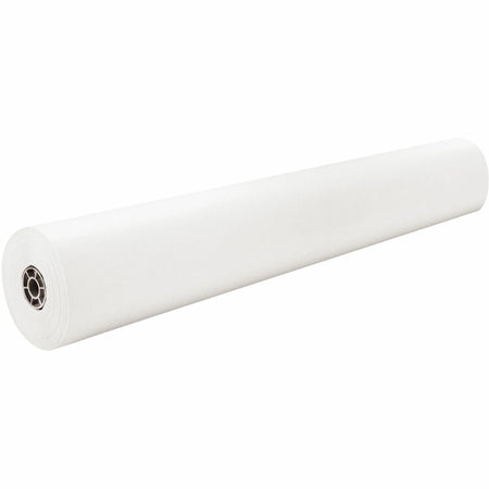 Rainbow Duo-Finish Kraft Paper: Classroom Project Roll - 36’’ x 1000 ft - White/Kraft - Art Paper Rolls/Tissue