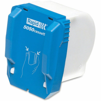 Rapid 5050e Staple Cartridge: 5/32’’ Leg 1/2’’ Crown Holds 60 Sheets - Silver - Staples & Removers