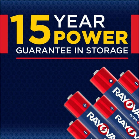 Rayovac Fusion AA Batteries - Power for Various Devices - 8 Batteries/Pack - & Battery Chargers
