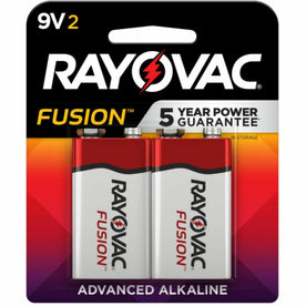 Rayovac Fusion Advanced Alkaline 9V Batteries - Multipurpose Power - & Battery Chargers