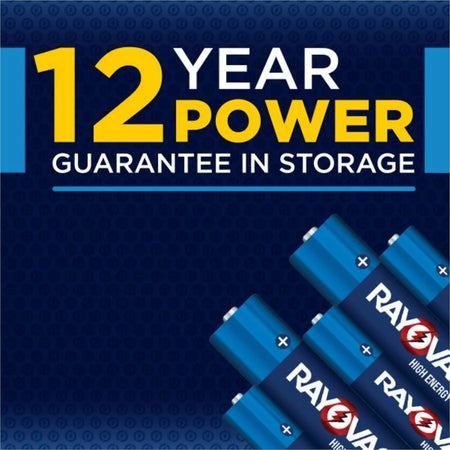 Rayovac High Energy AAA Batteries - 12 Pack for Flashlight Mouse Remote Smart Home - & Battery Chargers